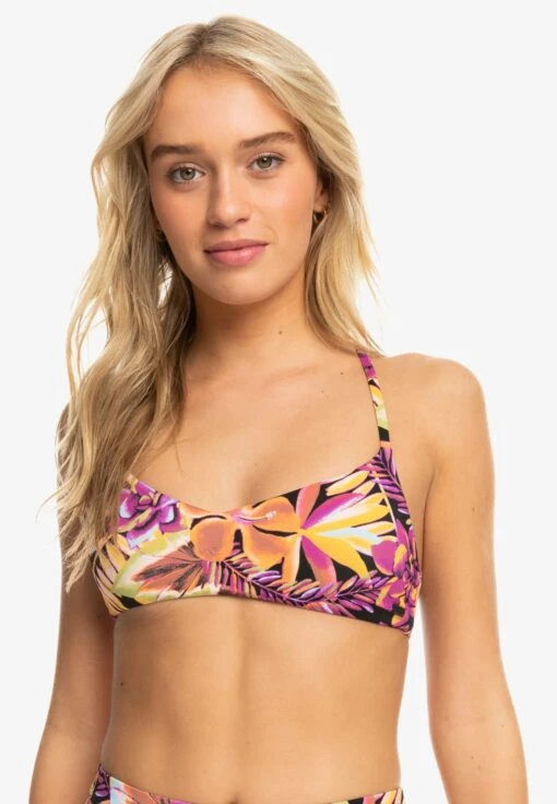 Roxy Printed Classics - Bralette - Haut De Bikini - Multi Coloured -Roxy Soldes Boutique 2088c31feb5d49d0b2054cca5b3778cc