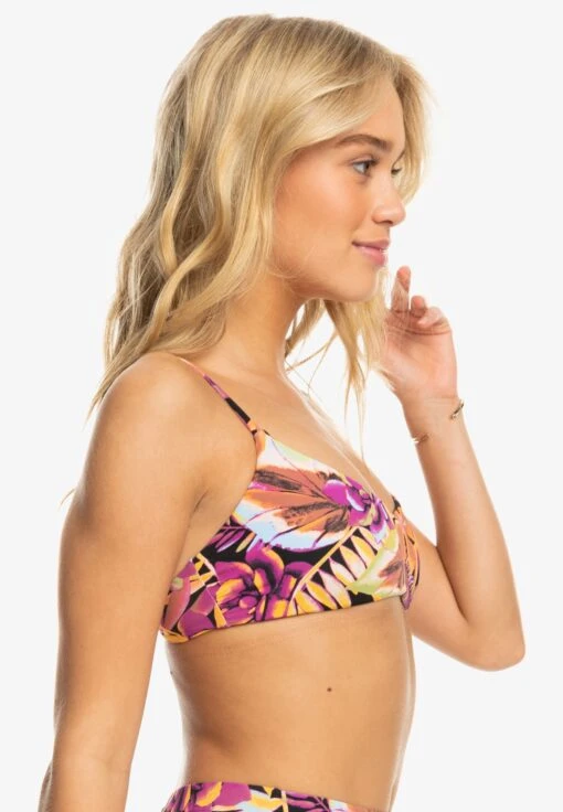 Roxy Printed Classics - Bralette - Haut De Bikini - Multi Coloured -Roxy Soldes Boutique a1c1e30a71ce4784916705f9dd7fd57c