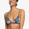 Roxy Into The Sun Tiki Tri - Haut De Bikini - Mood Indigo Tropical Depht -Roxy Soldes Boutique c54870ee513c43c7adca2db3772ed51b