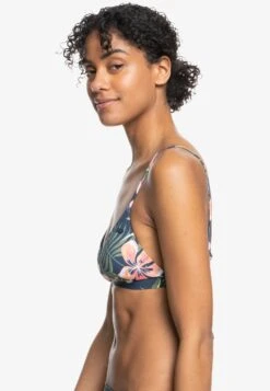 Roxy Into The Sun Tiki Tri - Haut De Bikini - Mood Indigo Tropical Depht -Roxy Soldes Boutique e6223762fdb44659b2a9f8d949688289